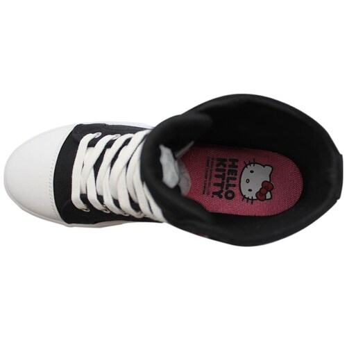 Tenis de Bota con Puntera en Negro Kitty para Mujer
