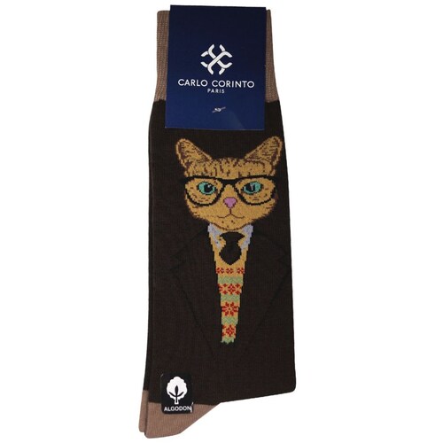 Calcetín Gato para Hombre Carlo Corinto