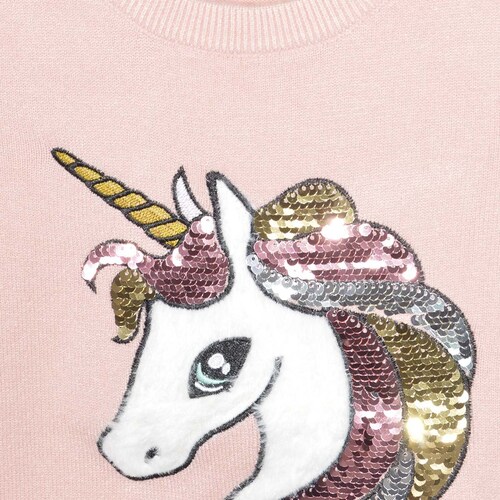 Suéter para Niña Estampado Aplicación Unicornio Philosophy Jr Girls