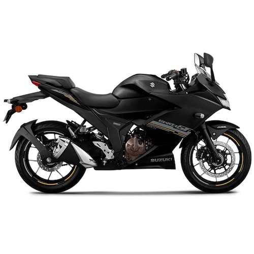 Motocicleta Suzuki Gixxer 250 Sf Deportiva Negra Mate 2024