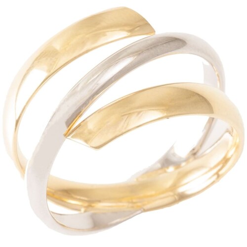 Anillo Oro 14K Encontrado Hueco Liso Bic Sini
