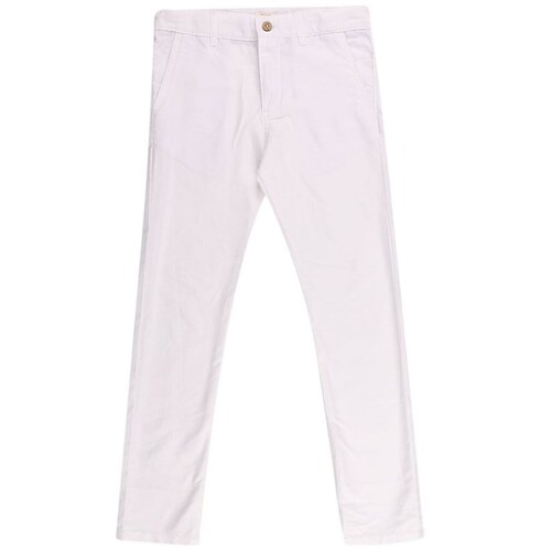 Pantalón para Niño Gabardina Blanco Casual Kidsme