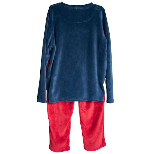 Conjunto Pijama Oscar Hackman Navidad Reno Deer Azul Marino para Hombre