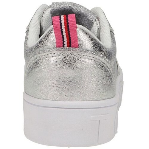 Tenis Tommy Hilfiger con Agujeta 18-24 Plateado