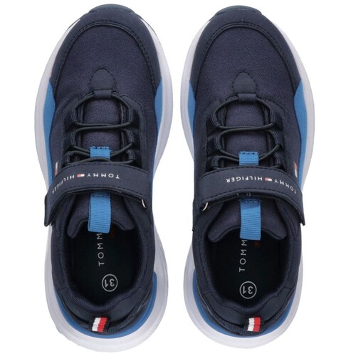 Tenis Tommy Hilfiger con Elástico 22.5-26 Azul