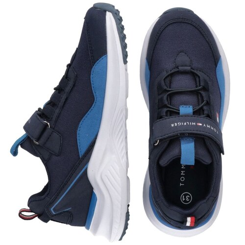 Tenis Tommy Hilfiger con Elástico 22.5-26 Azul