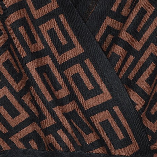 Vestido Talle Cruzado con Aplicación en Cintura para Mujer Philosophy