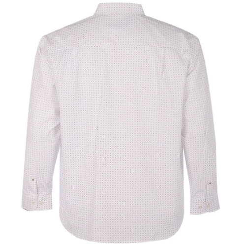 Camisa Polo Club Manga Larga Blanco para Hombre