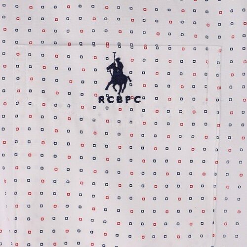 Camisa Polo Club Manga Larga Blanco para Hombre