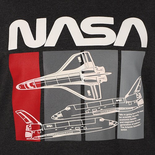 Sudadera Nasa Estampada Capucha para Hombre