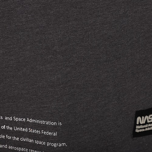 Playera Nasa Manga Corta Estampada para Hombre