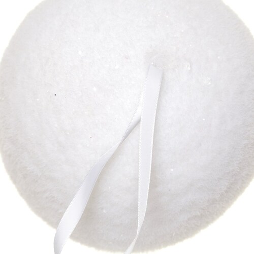 Esfera Bola de Nieve Blanca 20Cm