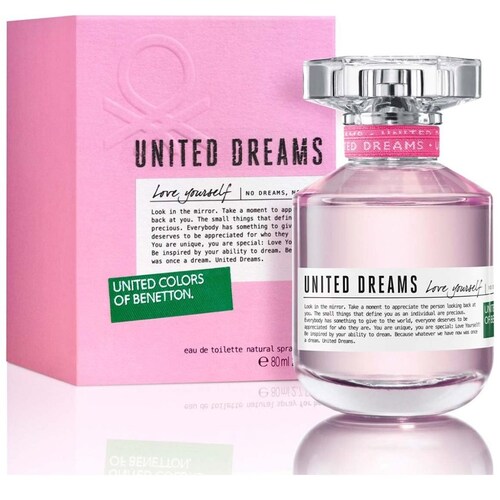 Eau de Toilette Benetton United Dreams Love Yourself 80 Ml para Mujer