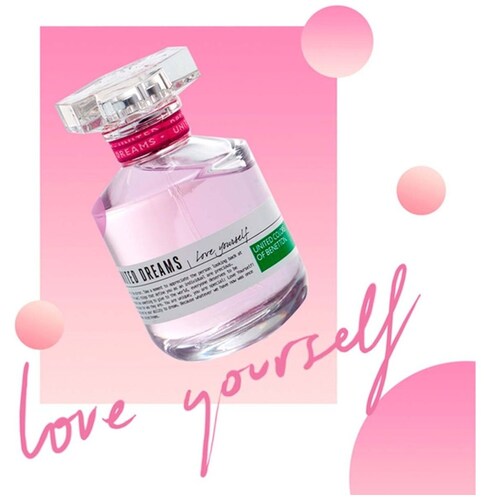 Eau de Toilette Benetton United Dreams Love Yourself 80 Ml para Mujer
