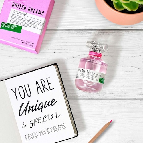 Eau de Toilette Benetton United Dreams Love Yourself 80 Ml para Mujer