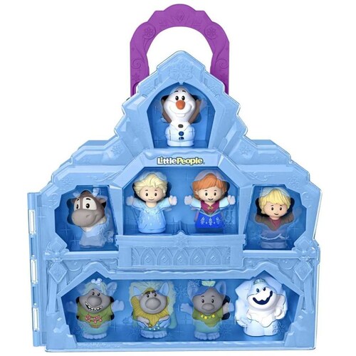  Set de juguetes del castillo de la película Frozen de Disney  con la muñeca de Elsa y luces mágicas : Juguetes y Juegos