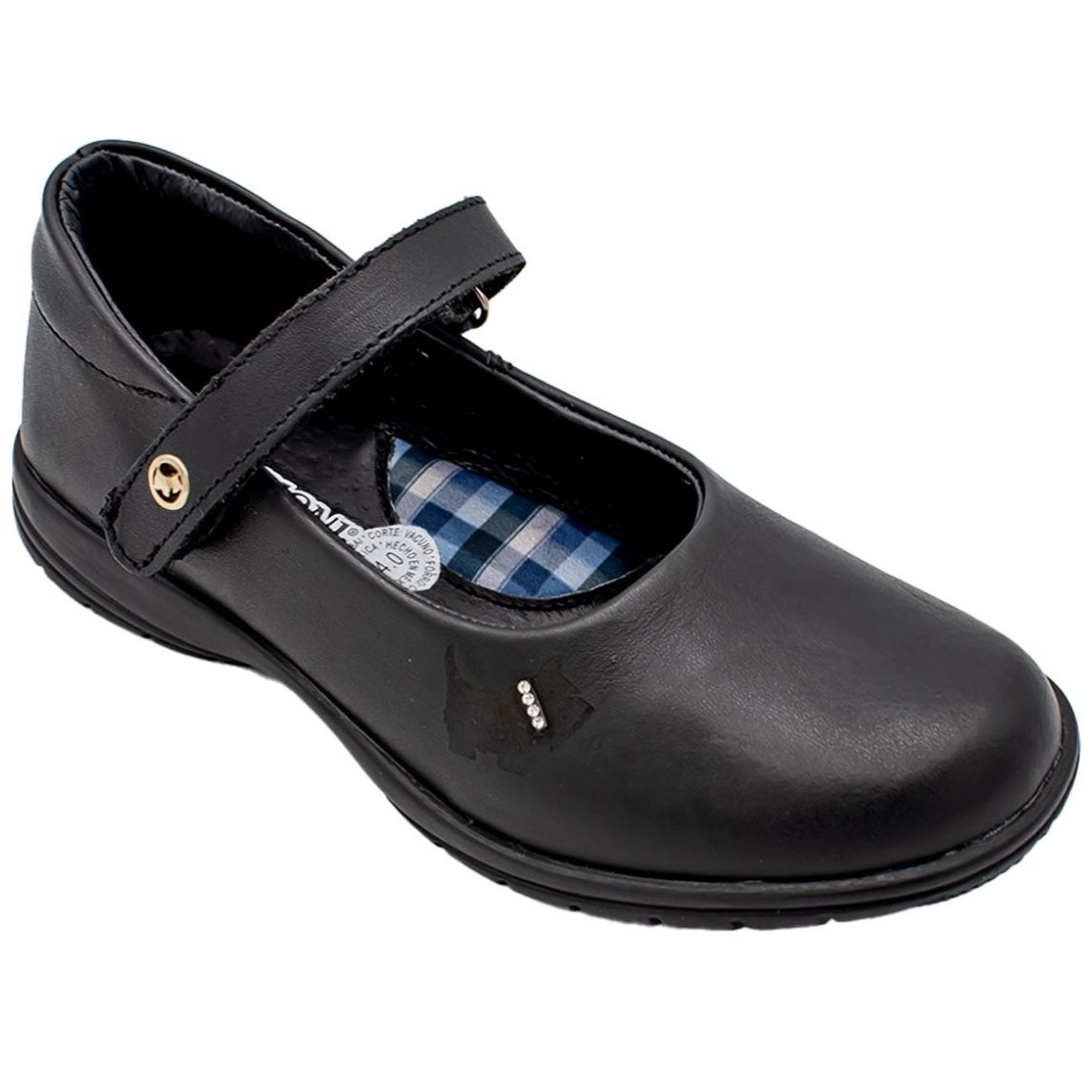 Zapato Escolar Ferrioni 22 25 Negro