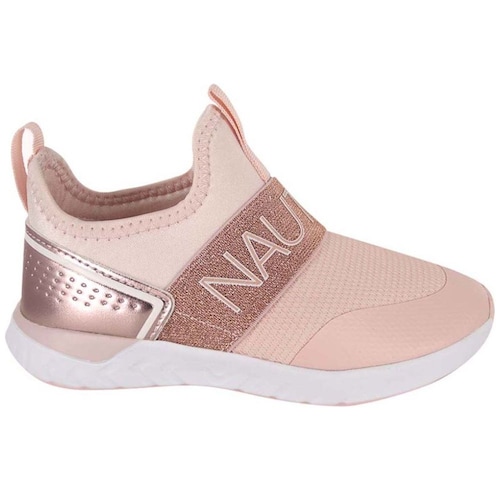 Tenis Nautica con Elástico 22-25 Rosa