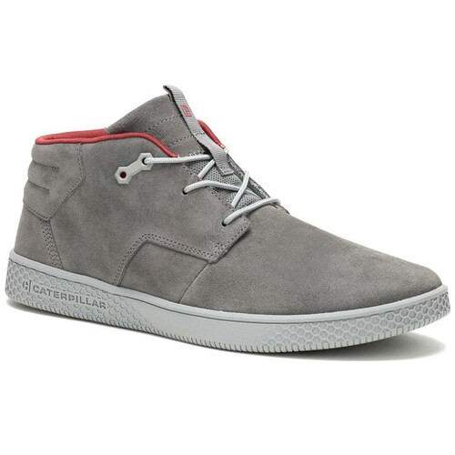 Tenis Caterpillar en Piel Nubuck Gris