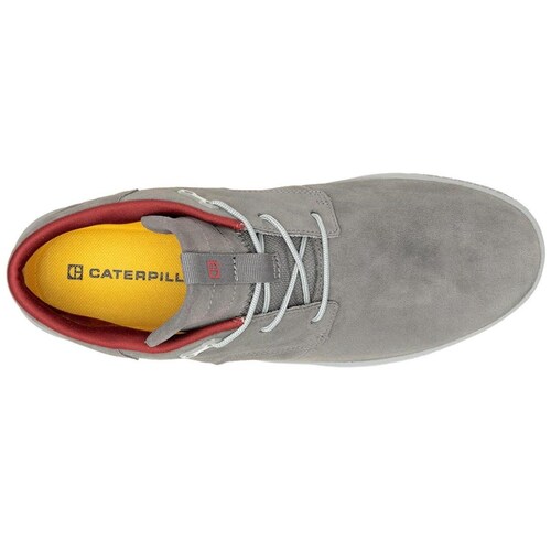 Tenis Caterpillar en Piel Nubuck Gris