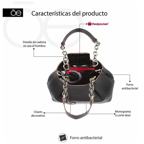 Bolso Satchel Cloe