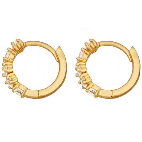 Aretes  Napier Color Oro Acabado Brillante