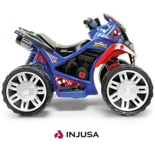 Cuatrimoto Montable Infantil Spiderman 12V Injusa
