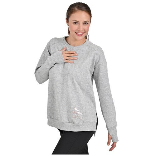 Sudadera Cuello Redondo Everlast para Mujer