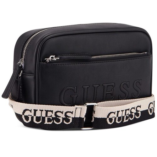 Bolsa Guess Factory Crossbody en Color Negro