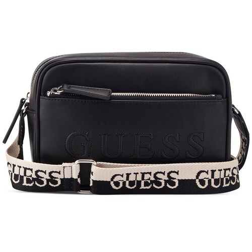 Bolsa Guess Factory Crossbody en Color Negro