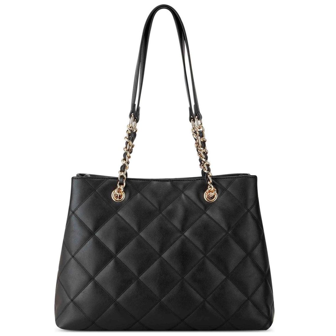 Nine West Doralia Satchel Handbag - PVC, Multiple Pockets, Zippered Closure