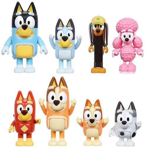 Bluey Colección 8 Figuras
