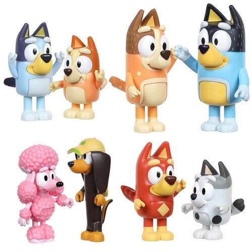 Bluey Colección 8 Figuras