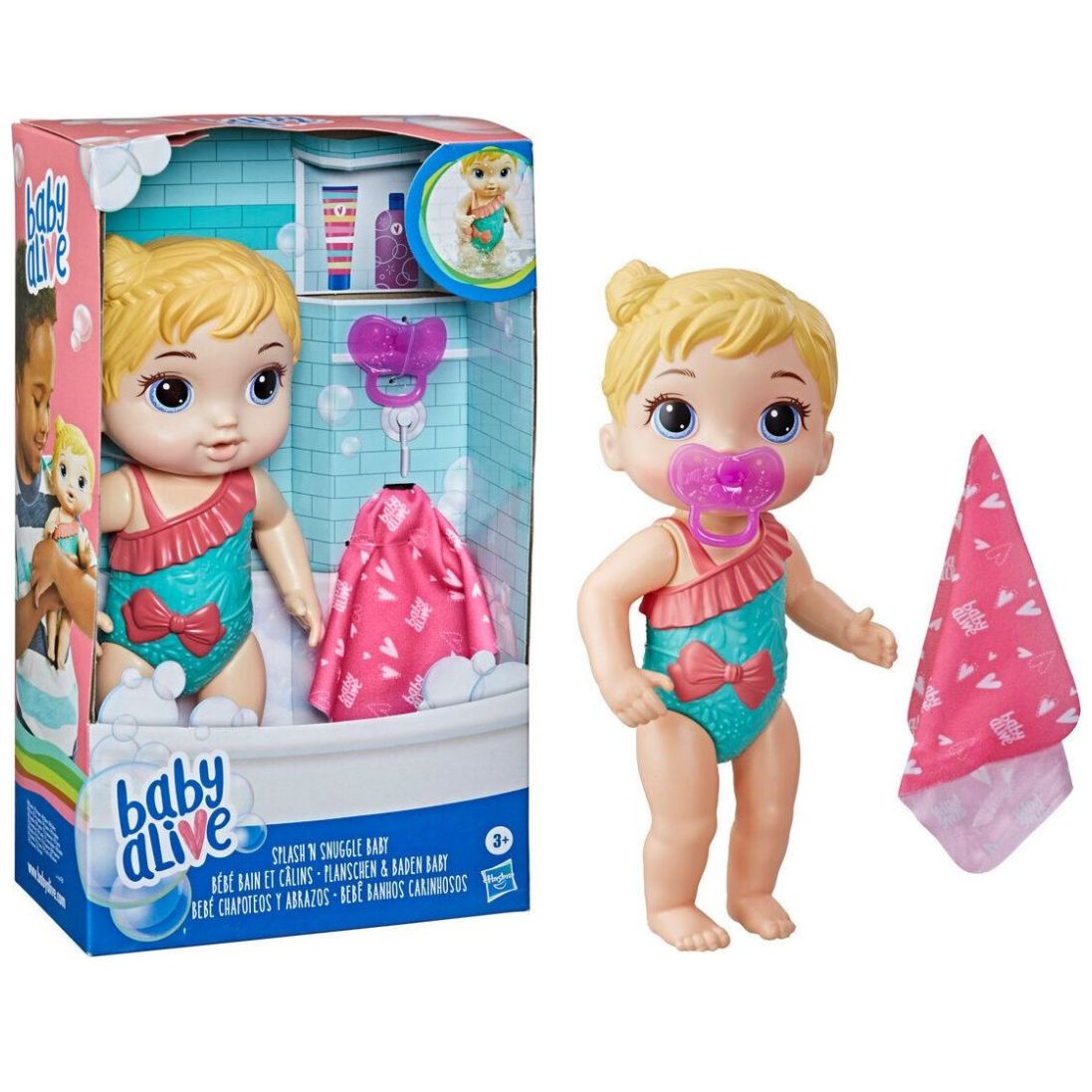 Muñeca Surtida Baby Alive Chapoteos y Abrazos