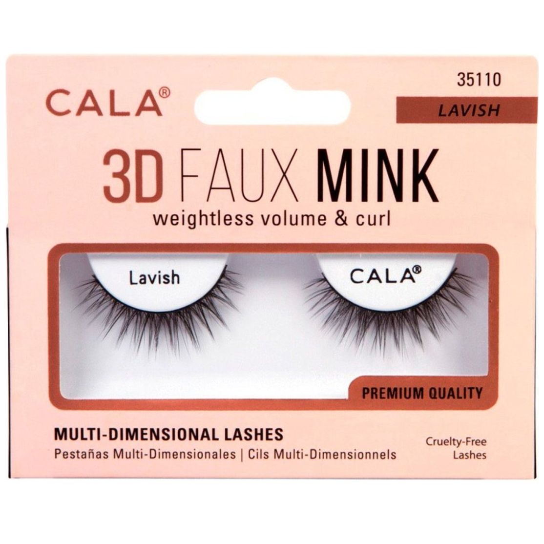 Cala Pestañas Postizas 3D Faux Mink Lashes Lavish image number 0