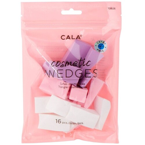 Esponjas de Látex Natural en Forma de Cuña 16 Piezas Cala