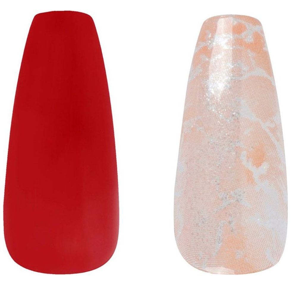 Cala Kit De Uñas Postizas Med Coffin Marble 24 piezas image number 1