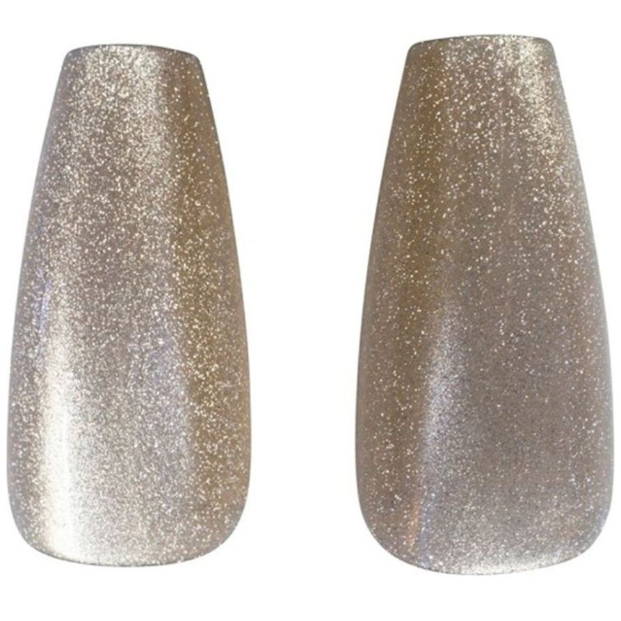Cala Kit De Uñas Postizas Velvet Medium Coffin Sage Cateye 24 piezas image number 1