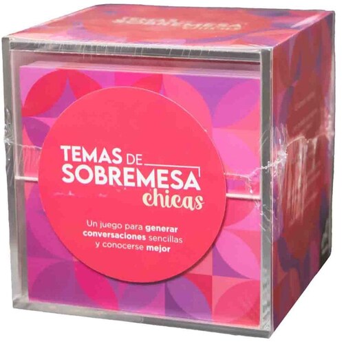Juego de Cartas Temas de Sobremesa Chicas