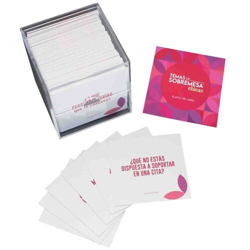 Juego de Cartas Temas de Sobremesa Chicas