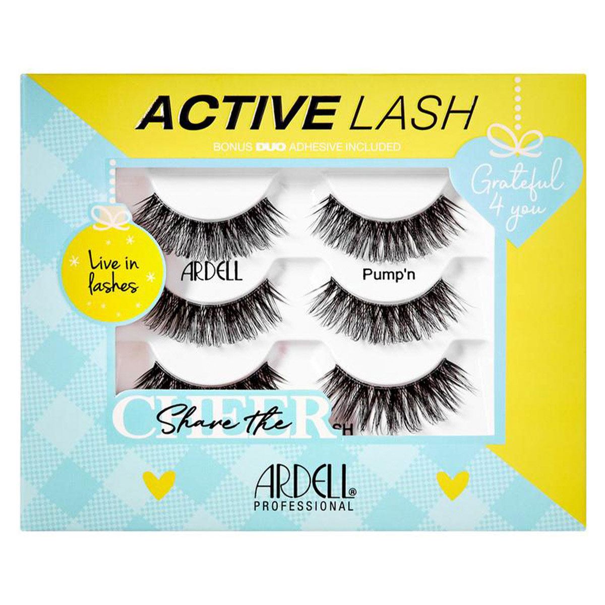 Pestañas Postizas Active Lash 3 pares + Pegamento image number 0