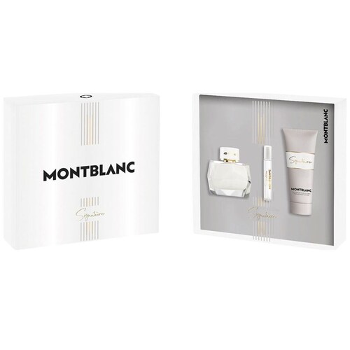 Set Fragancia para Mujer Montblanc Signature 90 Ml Edp 7.5 Ml + Crema Corporal 100 Ml
