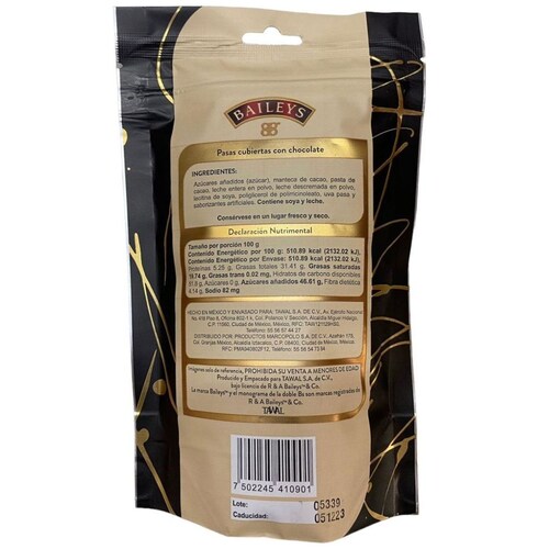 Baileys Pasas con Chocolate 100 G