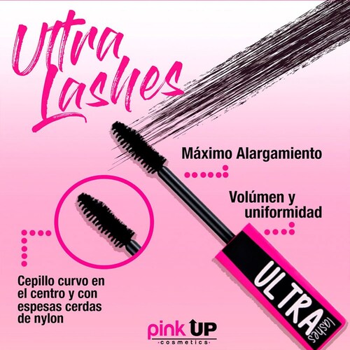 Máscara Pink Up Ultra Lashes