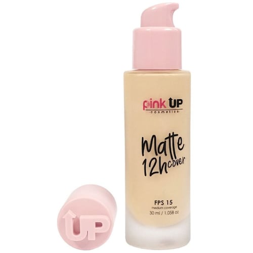 Maquillaje Líquido Mate Pink Up Pale 100 Matte 12H Cover