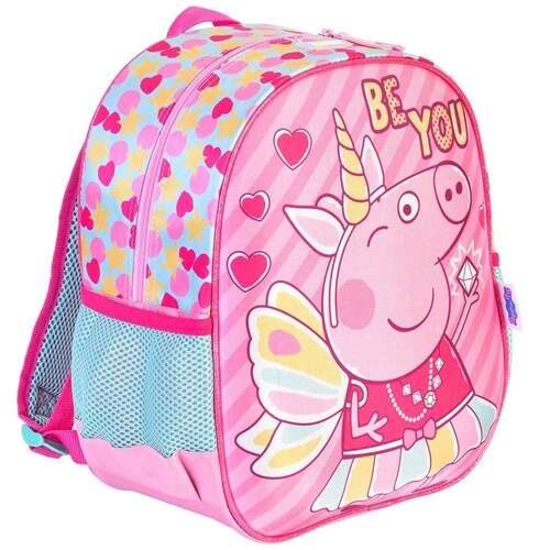 Mochila Kinder Peppa Pig Rosa Keepack