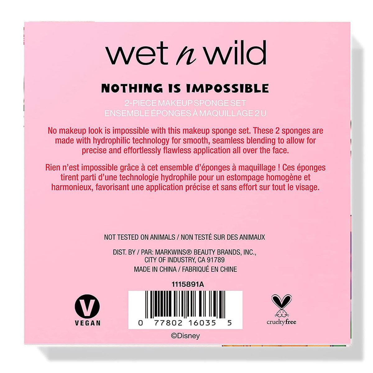 Juego De Esponjas De Maquillaje " Nothing Is Impossible" image number 3