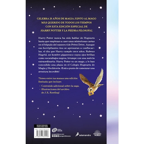 Harry Potter Y la Piedra Filosofal (Ed. Aniversario) Penguin Rhge