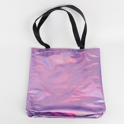 Bolso Tote  Iridiscente Lila Hello Kitty