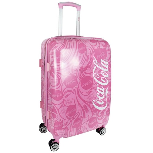 Maleta Clasic 24" Rosa Coca Cola